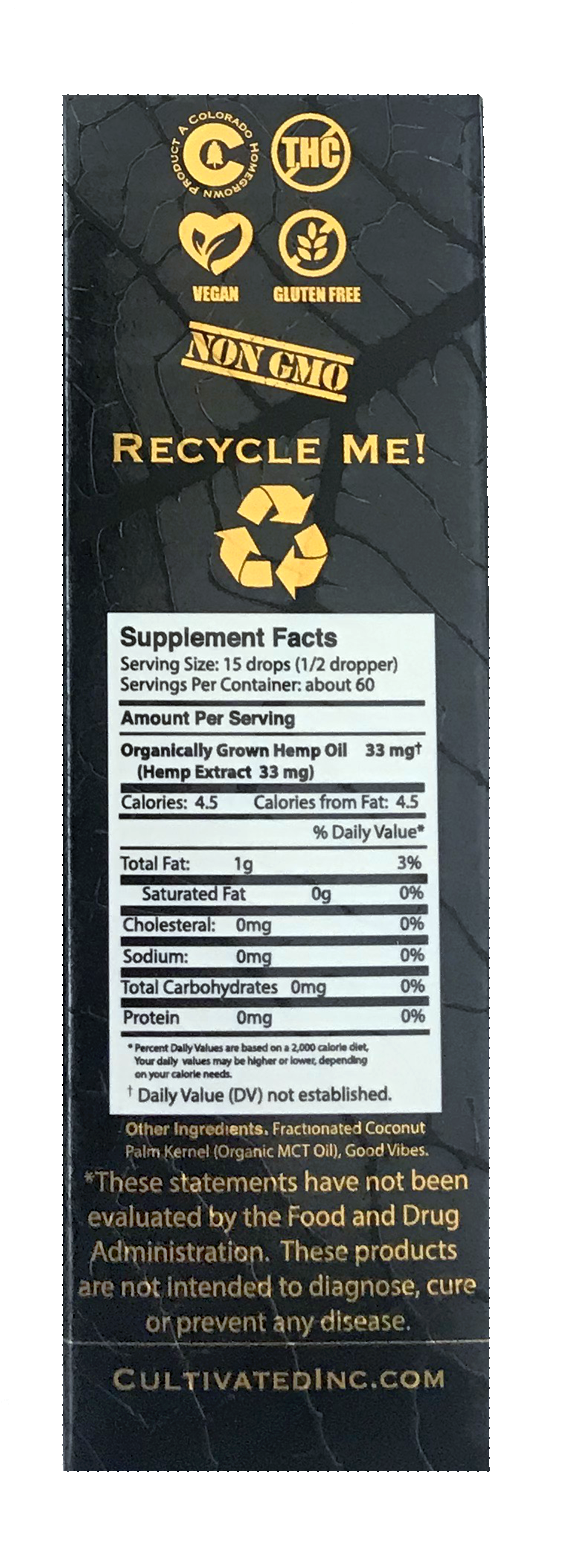 Gold Label 2000 mg CBD Oil