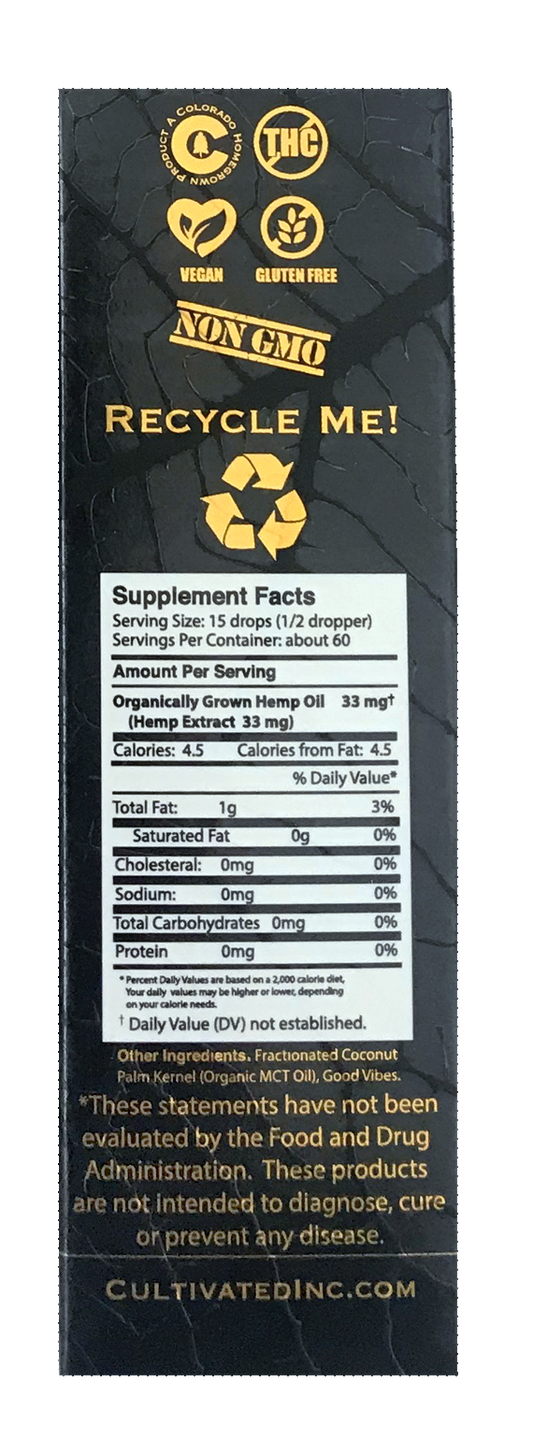 Gold Label 2000 mg CBD Oil